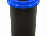 24471 Eco affaldsspand 50 liter blå top